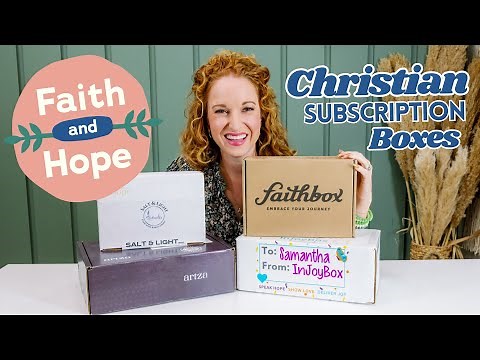 Best Christian Subscription Boxes: Faithbox, InJoyBox, Salt & Light Box and more!