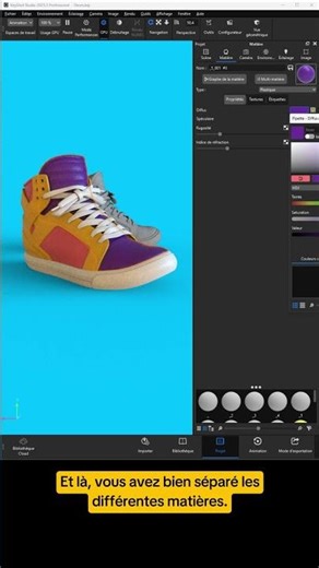 Matériaux : Pourquoi tout change ?😭 #keyshot