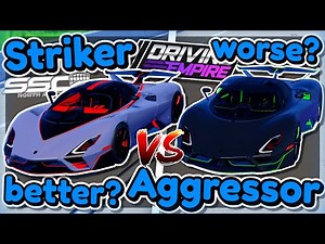 SSC Striker Vs Aggressor Which one is BETTER!?? | Driving Empire - Roblox