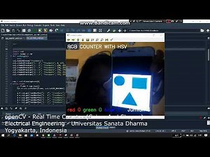 OpenCV - Real Time Counter Object with Spyder