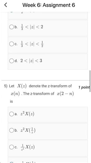 Principles of Signals and Systems NPTEL Week 6 Assignment #nptel #shorts
