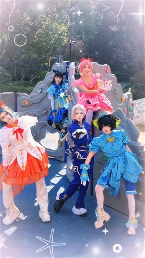 Anime Cosplay Dance 🔥 Magical Girls Live Performance | Viral Short #dance #shorts #cosplay