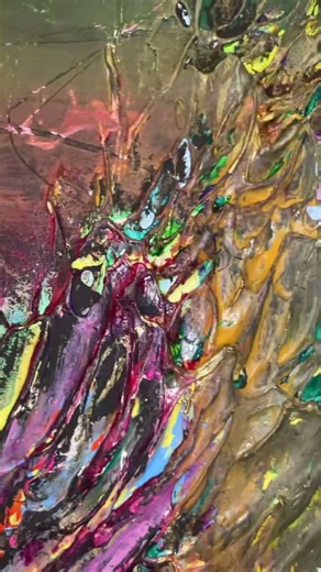 Acrylic Abstract Mixed Media Process