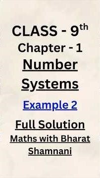 Class 9 Maths Chapter 1 Number System 📘 | Example 2 Five Rational Numbers Between 1 and 2