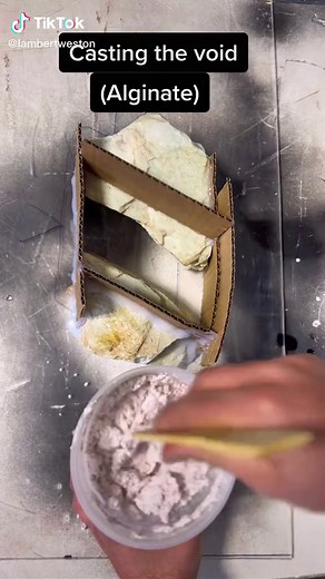 I’m not sure if this will work…but working with alginate is a lot of fun. Casting the glass next week when the kiln is empty. #alginate #glass #glassart #fineart #moldmaking #sculpture #stone #geology #crystals @Smooth-On, Inc. #fyp #wip #process #artistsoftiktok