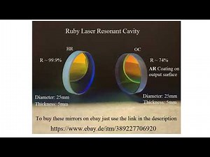 Ruby laser resonant cavity