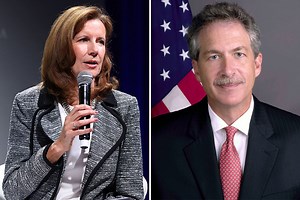 Who is William J. Burns' wife Lisa Carty?