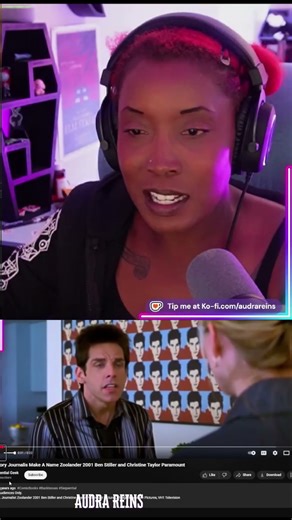 the Zoolander bit...it didn't land but...#audrareins