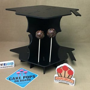 6 comments | Custom Graduation Cap Cake Pop Stand • Holds up to 22...