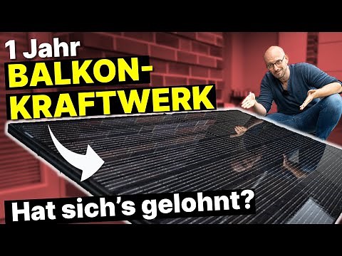 After 1 year of balcony power plant: My honest assessment (costs, yield, shadow problems)