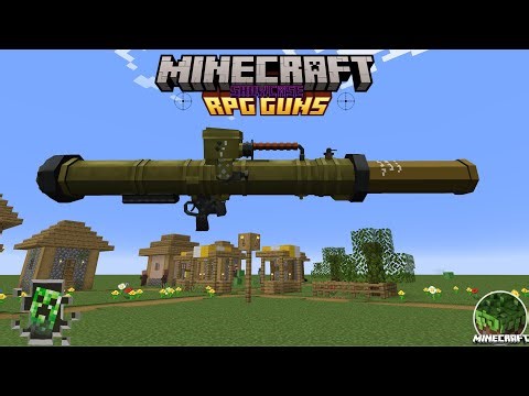 Minecraft RPG Guns Showcase