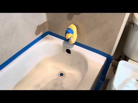 DIY Bathtub Repair Glaze kit