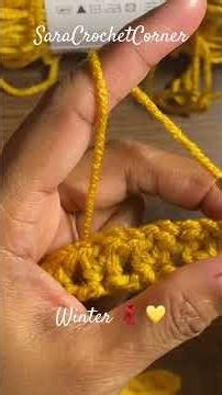 A beautiful crocheted 💛 winter scarf!! 🧣 💛#crochet #scarf #crochetscarf #handmadewithlove