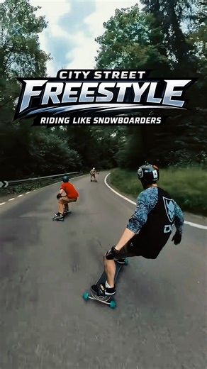 City street freestyle riding like snowboarders