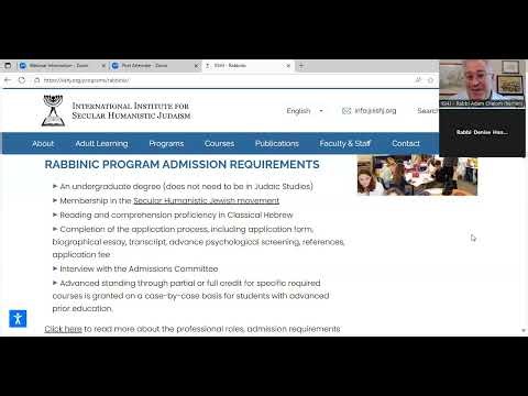 Rabbinic Program Open House