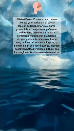 misteri danau vostok #faktaunik #laut #misteri #sejarah #pengetahuan #katakatabijak