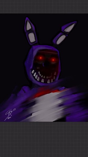 Bonnie haunting my canvas 💀