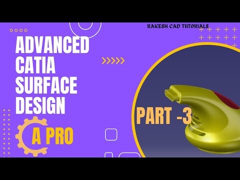 CATIA ADVANCED SURFACE DESIGN#CATIA#PART--3# PRODUCT DESIGN#GENERATIVE SHAPE DESIGN#3D CAD#CATIA V5