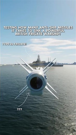 How many Anti-Ship Missiles does it taketo sink a British Frigate Warship?🇬🇧 #dcs #dcsworld