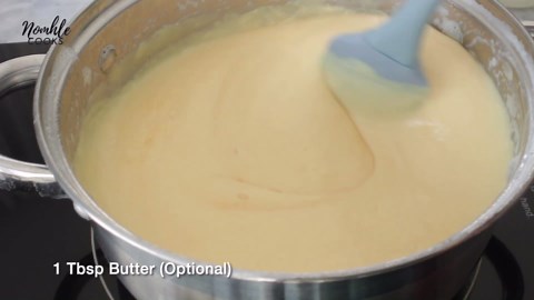 How to make custard using custard powder | Easy homemade dessert