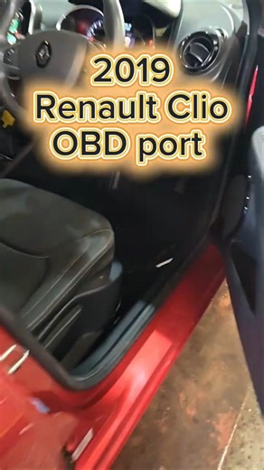 2019 Renault Clio HIDDEN! OBD port location & Diagnostic socket where to find! 🕵🏻‍♂️