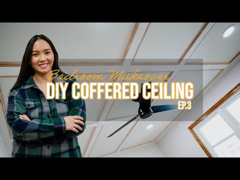 Episode 3 - DIY Bedroom Ceiling | Caulking, Filling & Finish Work