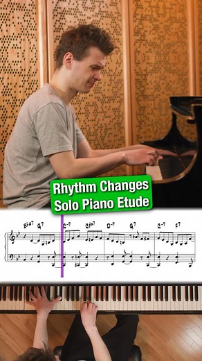 Jazz Lesson Videos on Instagram: "Awesome rhythm changes etude by Holger Marjamaa! His new PDF resource “25 Solo Piano Etudes” contains solo improvisations through well-known jazz standards and chord progressions. For an instant download (which includes overhead videos) visit the link in bio and use code IG5 for $5 off  #jazz #music #piano #jazzmusic #jazzpiano #pianist #jazzpianist #solopiano #jazzlesson #sheetmusic #jazzimprovisation #pianists #pianoplayer #pianoplaying"