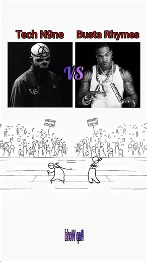 Tech N9ne vs Busta Rhymes| Midwest Chopper vs NY Aggression🔥|Who Takes lt?#techn9ne#bustarhymes