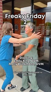 37K views · 424 reactions | I know the news says Freaky Friday 2 comes out next year but we have a sneak peak for you starting Dr. Emily King and Dr. Molly Brinkmann. Part 2 coming soon! #vetmed #dremilyking #drmollybrinkmann #freakyfriday #drmollysays #veterinarian | drmollysays | Facebook