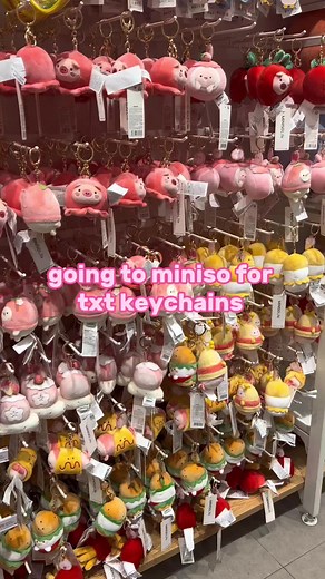 Cute Kpop Keychain Collection from Miniso featuring TXT