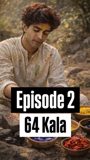 Paawan Sharma on Instagram: "Episode 2: Chitra Yoga Kala, 64 Kalas of Krishna The art of making and mixing colors The secret behind this kala: the cosmic creation of Vishnu, Shakti, and Shiva Radhe Radhe, Hare Krishna, Om Namah Shivay, Shiva Mahadev #radhekrishna #radha #krishna #explorepage #shiva"