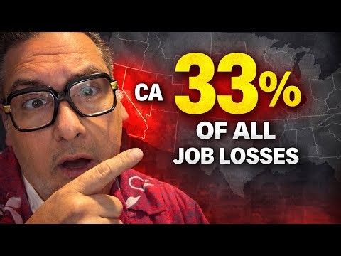 33% Of America’s Job Losses Happened In California