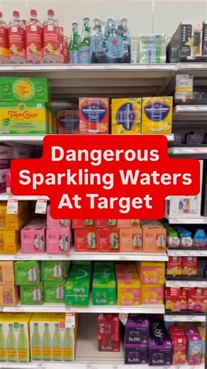 Sparkling water is making you bloated. Use read the labels app #sparkingzero #water #bloating
