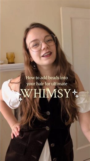 Adding beads to my hair