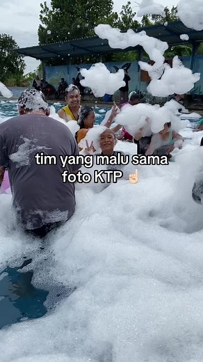 Exciting Foam Party Fun at the Pool