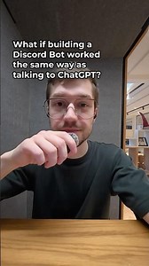What if building a Discord Bot worked the same way as talking to ChatGPT? #discordserver #chatgpt