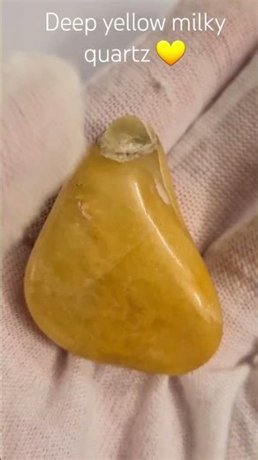 Deep yellow milky quartz speciment #balticsea #quartz #gemstone