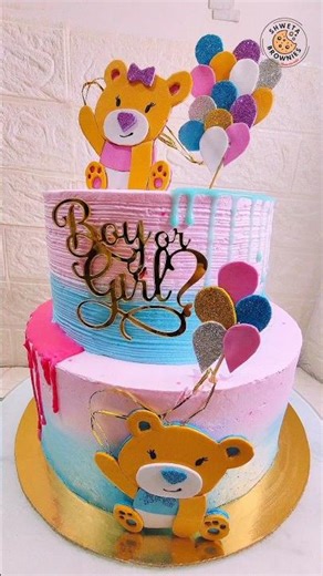 baby shower cake design #birthday #cake #shorts #trending