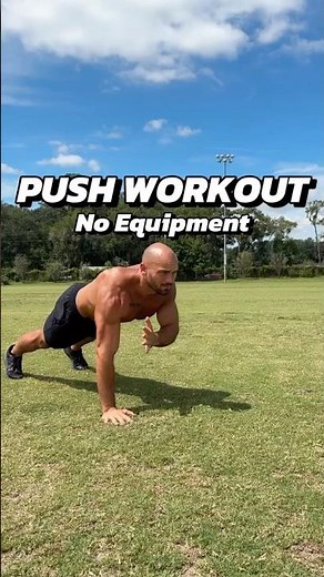🔥No Equipment Push-Up Workout | Build Chest, Shoulders & Triceps Anywhere