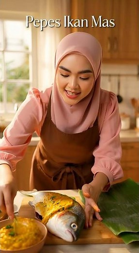 RESEP DI DESKRIPSI PEPES IKAN MAS - masak masakan sederhana #masak #masakanenak #masakanindonesia