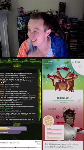 💥Live Now!💥 🔥Hosting viewer CINDERACE GMAX RSVPS’s!🔥 Hittin’ 20 raids now before midnight and 20 right when midnight hits! Come get your 30,000 Stardust and 75,000 Exp PER RAID! 💜Watch me live meow!❤️ https://www.twitch.tv/gendrago_gaming https://www.youtube.com/@gendrago_gaming 💙Join our community💚 https://discord.gg/gendragogaming https://www.patreon.com/c/gendrago_gaming https://www.twitch.tv/gendrago_gaming/clip/SecretiveMistyHorsePanicBasket-m2x20PC4N9dHgqSs #pokemongo #pogo #pokemon