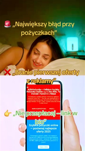 Największy błąd przy pożyczkach to nie sama pożyczka. To decyzja podjęta w stresie i bez sprawdzenia kilku opcji. Gdy brakuje pieniędzy, większość osób bierze pierwszą ofertę, która wyskoczy w reklamie. Problem w tym, że reklama ≠ najtańsza pożyczka. Różnice w kosztach potrafią sięgać kilkuset złotych przy tej samej kwocie i tym samym czasie spłaty. Dlatego zanim klikniesz „akceptuję”, warto na chwilę się zatrzymać i porównać dostępne oferty. Pożyczka sama w sobie nie jest zła. Zła jest decyzja 