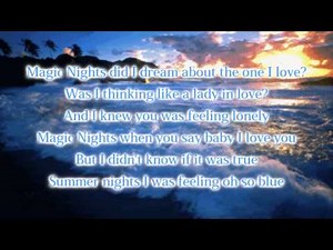 Topaz - Magic Nights (Lyrics)
