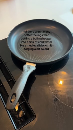 Surely it can’t just be me. #medievaltok #cooking #fyp | stainless steel pan