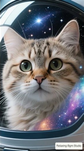 🌌【睡眠導入BGM/宇宙】地球を見下ろして漂う。究極の睡眠用アンビエントBGM | Deep Space Ambience #作業用bgm #cat #元気が出る曲#shorts #study