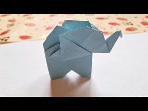 Origami Elephant – Simple and Fun Paper Folding Tutorial!