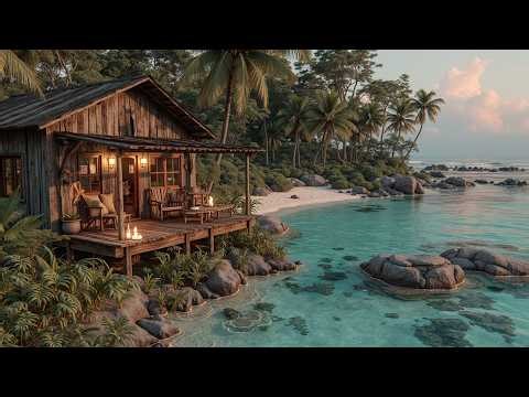 Bossa Nova Late Night Chill ~ Tropical Beach House Relaxation | Peaceful Ambiance