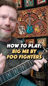 9.6K views · 137 reactions | Big Me by Foo Fighters - Guitar Lesson #guitarlessons #foofighters #guitarlesson #davegrohl #guitartutorial #guitarcover #guitarteacher #guitar #tutorial | Bob Denson | Facebook