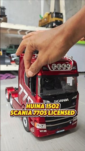 Huina 1502 Scania 770S Carrying RC Dump Truck | Heavy RC Transport Test #rctruck #automobile