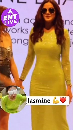 Jasmine Bhasin seen confidently walking at the event despite having eye injury 😍❤️